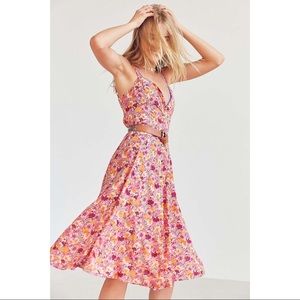 UO | Kimchi Blue Floral Button Up Dress